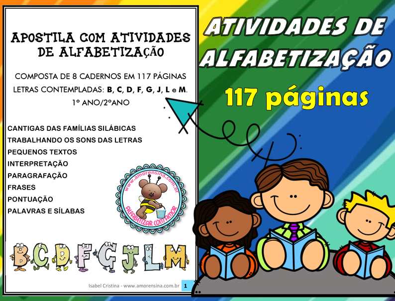 Exercícios de Português - Alfabetização (1º e 2º ano) 2